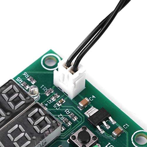 YAZHI-MILA Water Flow Sensor -50~110 Degree Alarm Digital Intelligent Thermostat LED Temperature Controller Module DC12V Temperature Meter Sensor Wind Speed 4