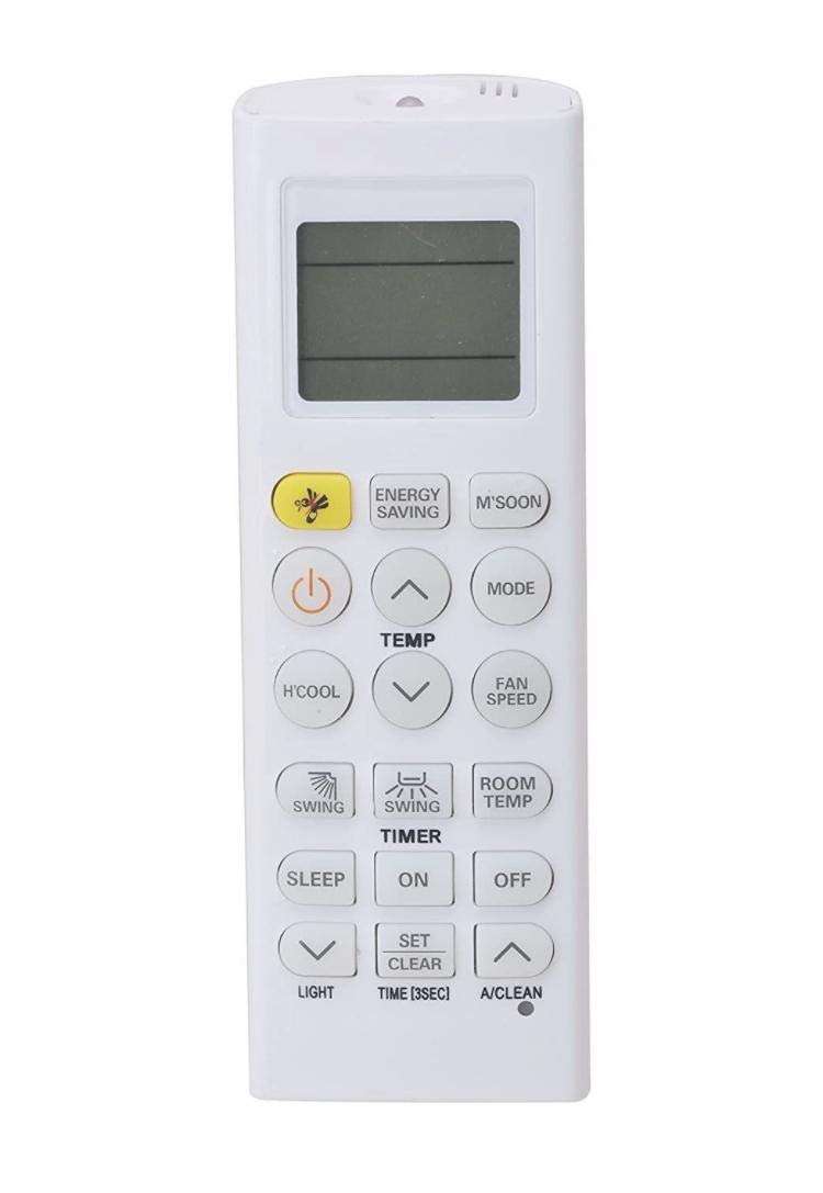 MIRACLES IN HAND® AC Remote Compatible for LG AC Remote Control (Mosquito Function) (Please Match The Image with Your Old Remote) (White) 1