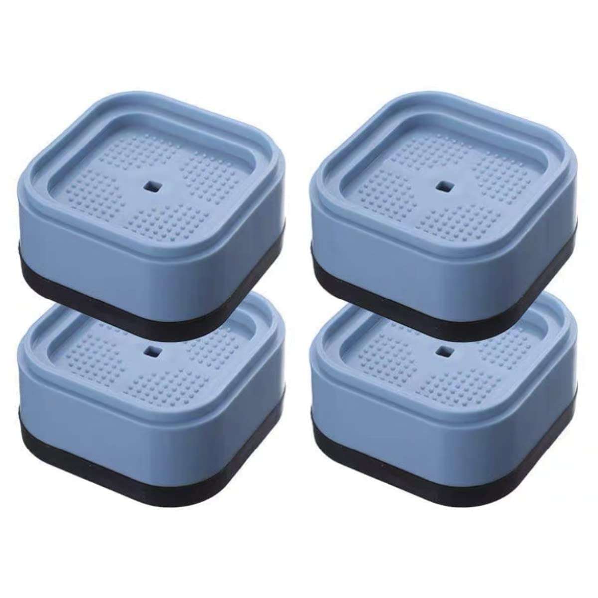 Raxon Innovation Shock & Noise Cancelling Washing Machine Support/Washing Machine Stabilizer - Washer Vibration Pads/Anti-Slip Anti-Vibration Washing Machine Feet Pads/Blue/ [Pack of 1] 1