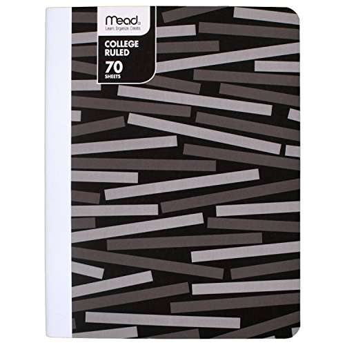 Mead Composition Books / Notebooks, College Ruled Paper, 70 Sheets, Fashion, Design Will Vary, 6 Pack (38211) 2