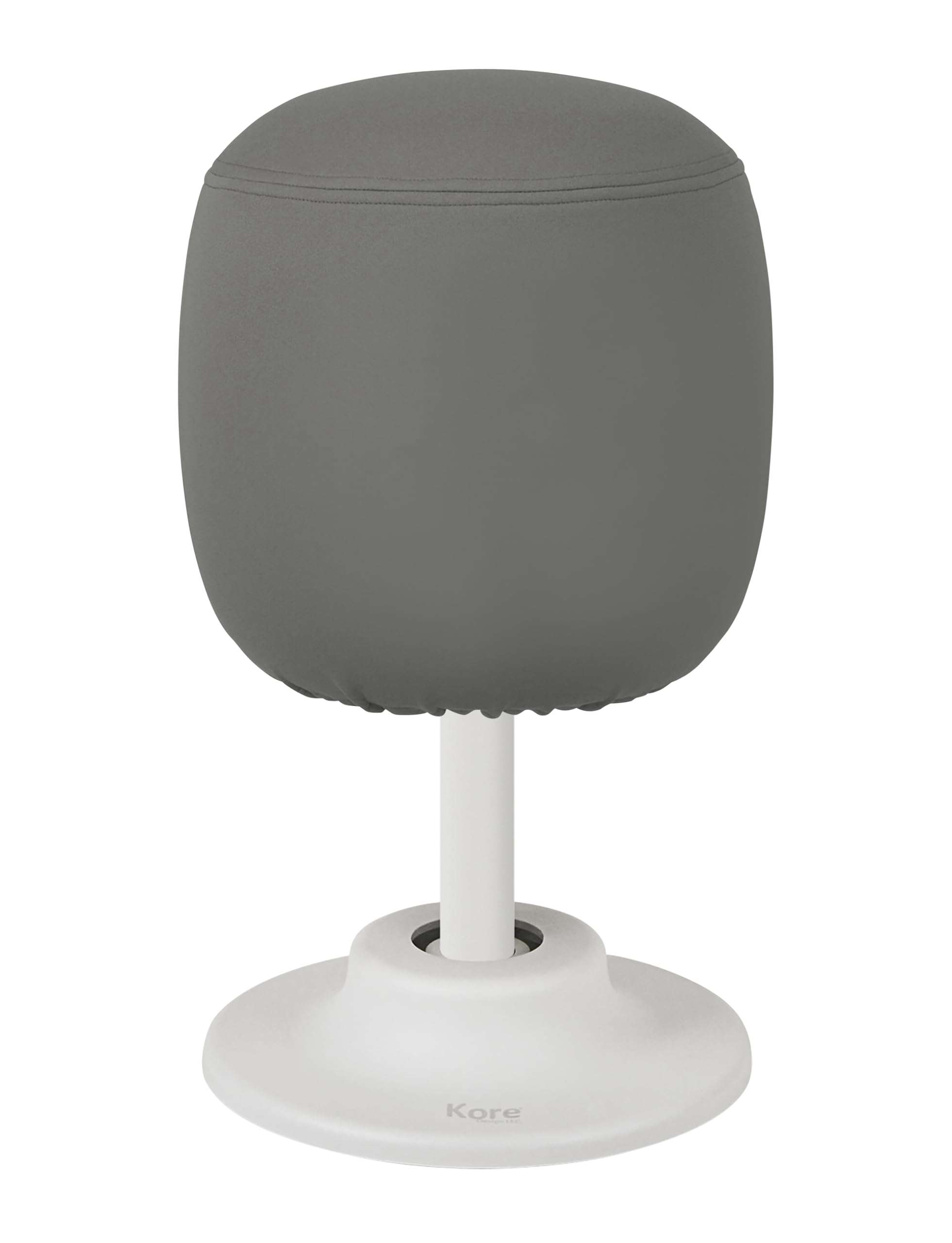 KORE Design Kids Adjustable Pivot Stool, Waterproof Fabric Desk Chair Comfy for Students, Kid Computer Chair for School, Home, Active Sitting, ADD/ADHD, Autism, Girls/Boys, Tall (16.5-21”), Grey 1