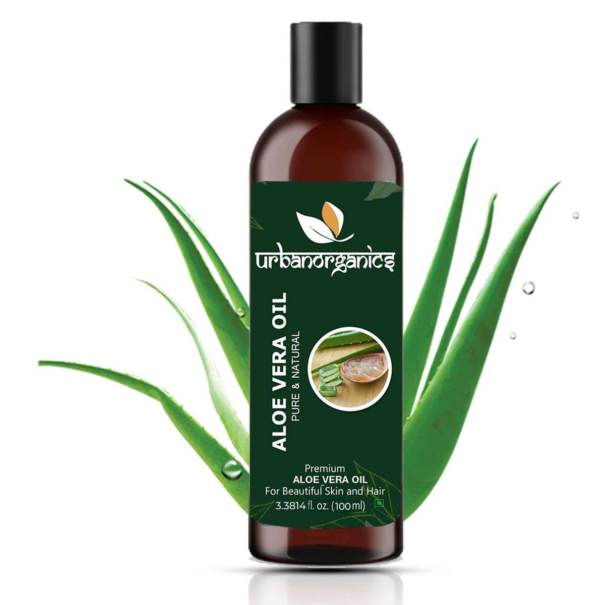 Urbanorganics Oil For Shine Hair, Skin Care, Moisturizing Dry Skin & Natural Oil | Anti-Hairfall | Promotes Hair growth, Softness & Shine,  (Bitter Almond Oil, 180 ml (Pack of 1)) 2