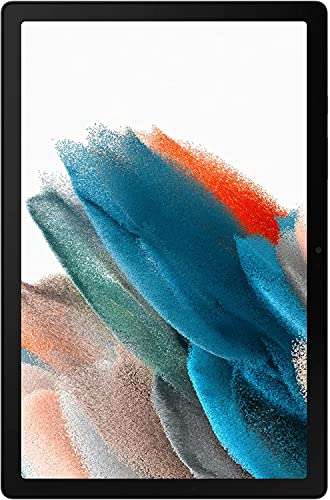 SAMSUNG Galaxy Tab A8 Android Tablet, 10.5” LCD Screen, 32GB Storage + 128GB microSD Memory Card and Wacky Jacky Cleaning Cloth (Silver) 5