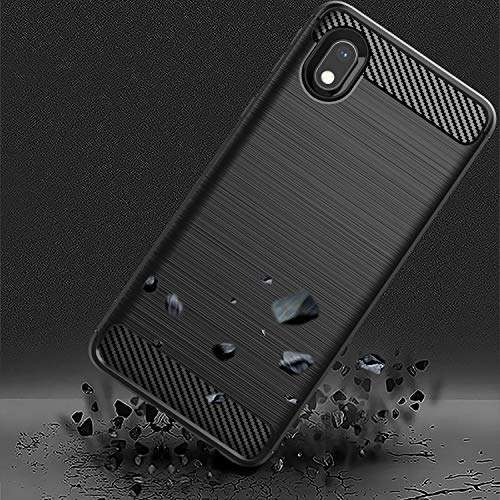 Dzxouui for Samsung A01 Core Case (Not Fit Galaxy A01) Samsung M01 Core Case,Protective Phone Cover Shockproof Soft TPU Cases for Samsung Galaxy A01 Core/M01 Core(DL-Black) 6