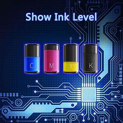 Kamoinc 63xl Ink cartridges Replacement for HP 63 Ink 63XL Ink Cartridge with Officejet 3830 3831 3833 4655 Envy 4510 4520 Deskjet 3630 3632 3634 3636 Printer (1B1C) 4