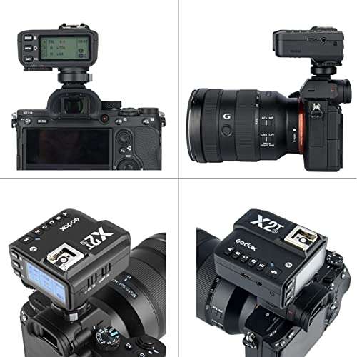 Godox X2T-S TTL Wireless Flash Trigger Compatible for Sony,1/8000s high-Speed sync,5 Separate Group Buttons, and 3 Function Buttons to Realize Quick Setting 5