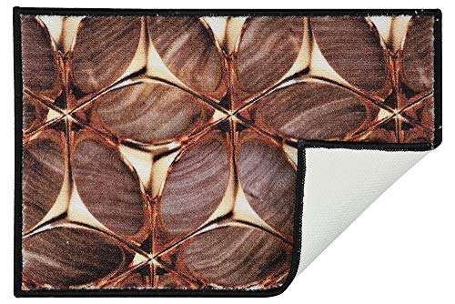 Sapana Carpet-Mats Super Soft Anti Slip Durable Doormat for Home, Bath Mat, Door Mat, Kitchen Mat, Smooth & Water Absorbent Bathmat Lexington LX-05 (60 cm x 40 cm) 2