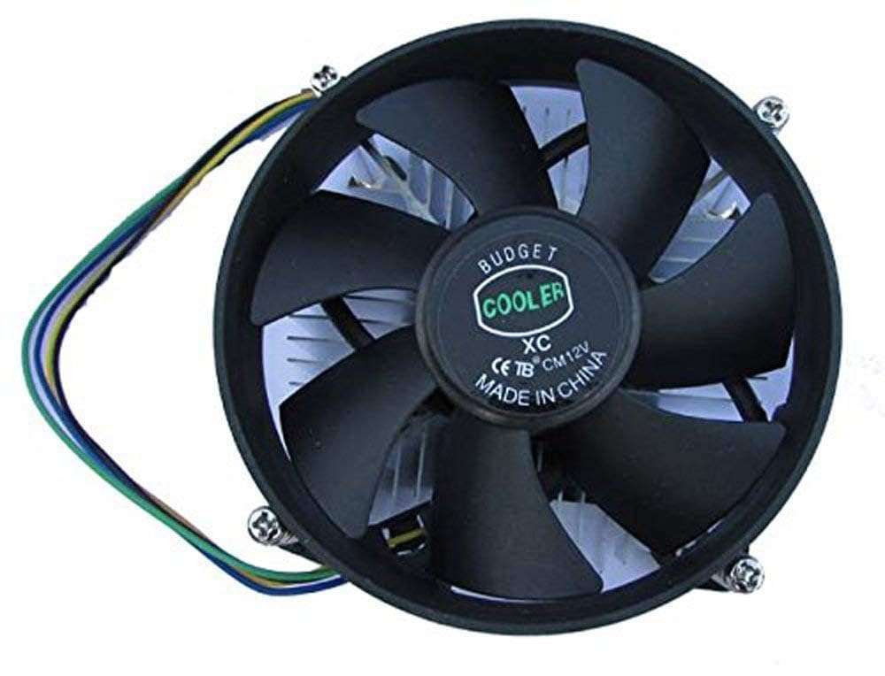 Hexabyte CPU Cooler Fan Compatible with Intel LGA775 – High-Performance Black Cooling Fan for Desktop PC – Silent, Efficient Heat Dissipation, Easy Installation 1
