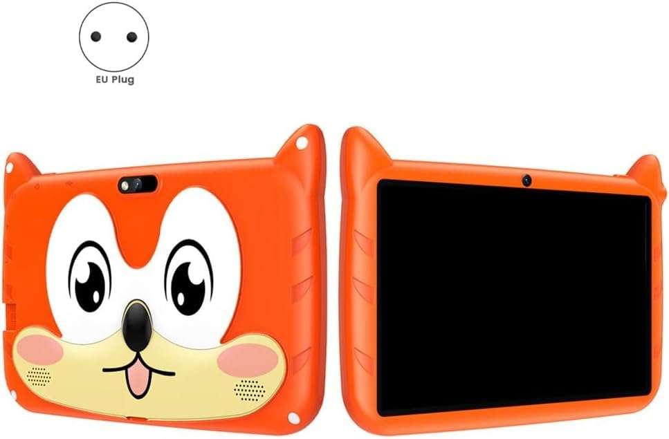 Tishnagi SMARTBERRY B86 PlusSTUDY TAB GEN. 2, Educational Tablet, Kids tab 7 inch - Orange-(4GB/128GB) 3