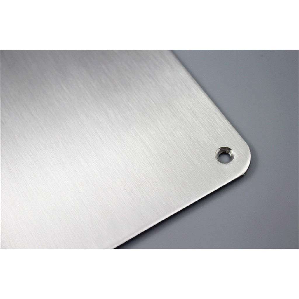 AWCPP Stainless Steel Base Handle, Fire-Proof Door Wooden Door Metal Door Square Push-Pull Bottom Plate Door Hardware Door Handle 6