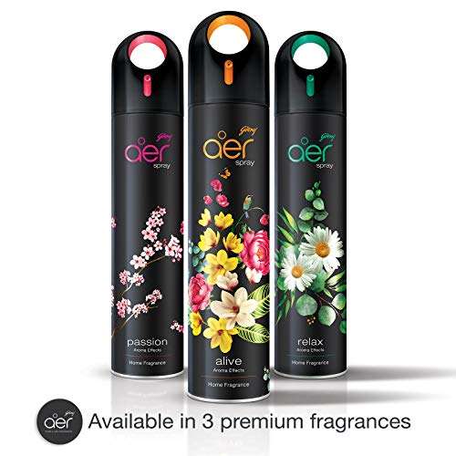 Godrej aer spray | Room Freshener for Home & Office - Passion | Long-Lasting Fragrance (220 ml) 5