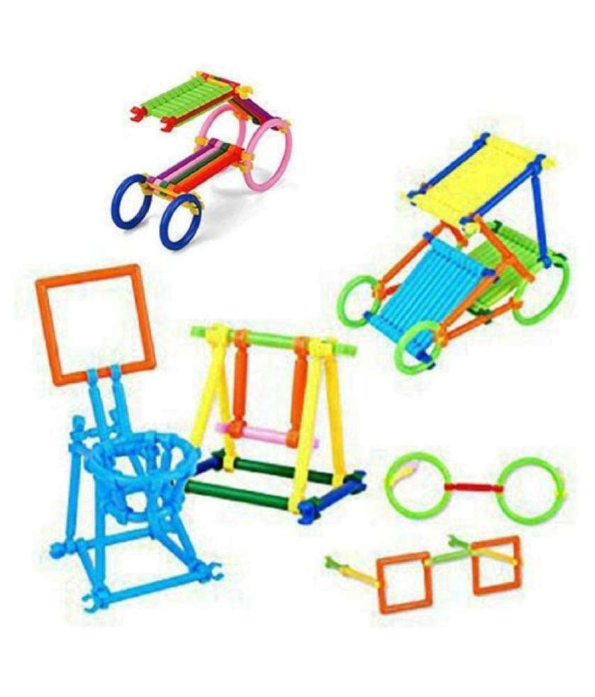 Zyka Online Services® Building Blocks Innovative Creative Educational Smart Stick Game Play Set Toy for Kids (Multicolor) 1