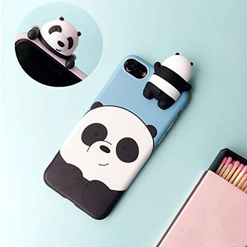 Aikeduo for 3D Cartoon Animals Cute We Bare Bears Soft Silicone 6S Case Cover Skin 3pcs Sell for iPhone 6s case (iphone6/6s) 4
