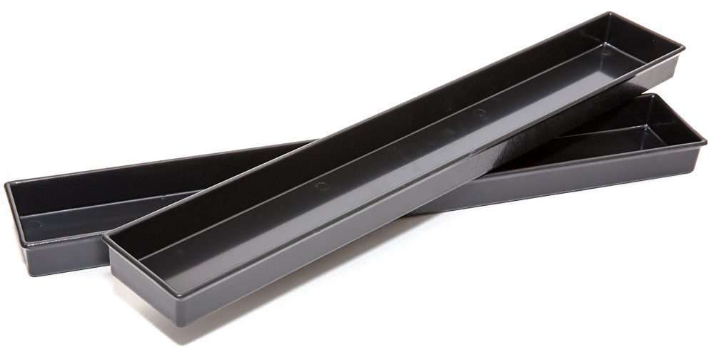 C&H Solutions Games Mah Jong Tile Holders,Mah Jongg Trays,2 Pcs/Set,Trays with Lids 1