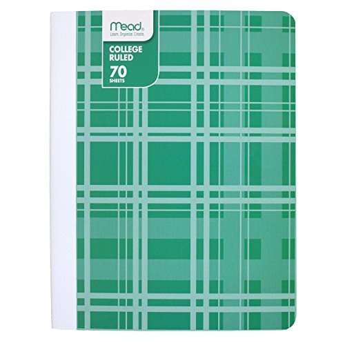 Mead Composition Books / Notebooks, College Ruled Paper, 70 Sheets, Fashion, Design Will Vary, 6 Pack (38211) 4