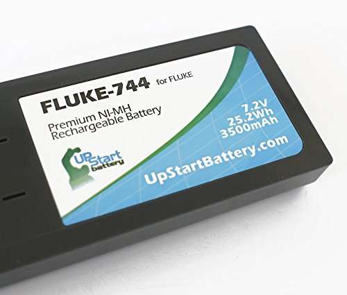 Replacement for Fluke 744 Battery - Compatible with Fluke Documenting Process Calibrators Battery (3500mAh 7.2V NI-MH) 2