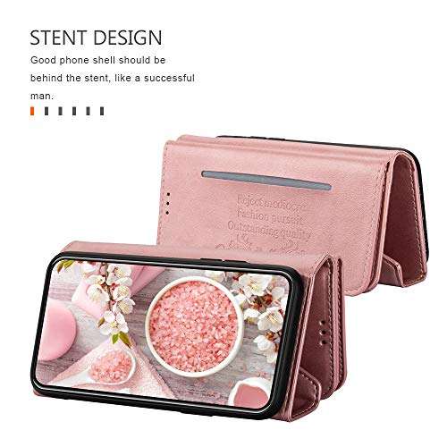 JZ [Zipper][Wrist Strap] Bag Design Wallet Case for Samsung Galaxy S21 Ultra 5G Protective PU Leather Flip Cover - Black 4