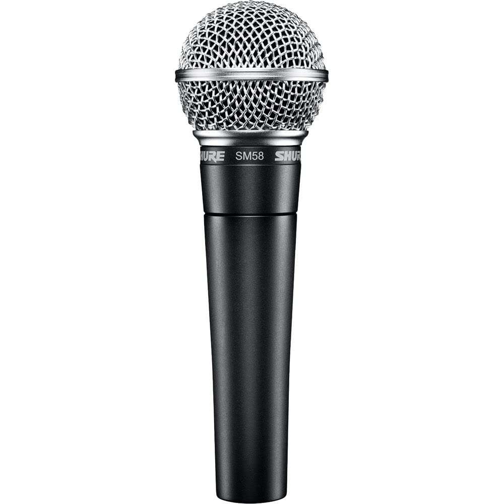Shure SM58 Pro XLR Dynamic Microphone - Professional Studio & Live Performance Cardioid Mic for Vocals, Podcasting, and Recording (SM58-LC) 1