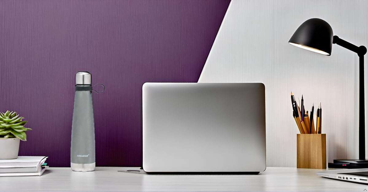 Costablue Insulated Water Bottle - On-The-Go Refillable Stainless Steel Water Bottles For Adults, Reusable Thermos Travel Tumbler With Leak-proof Lid For Hot & Cold Beverages (17 Oz. Silver Shadow) 5