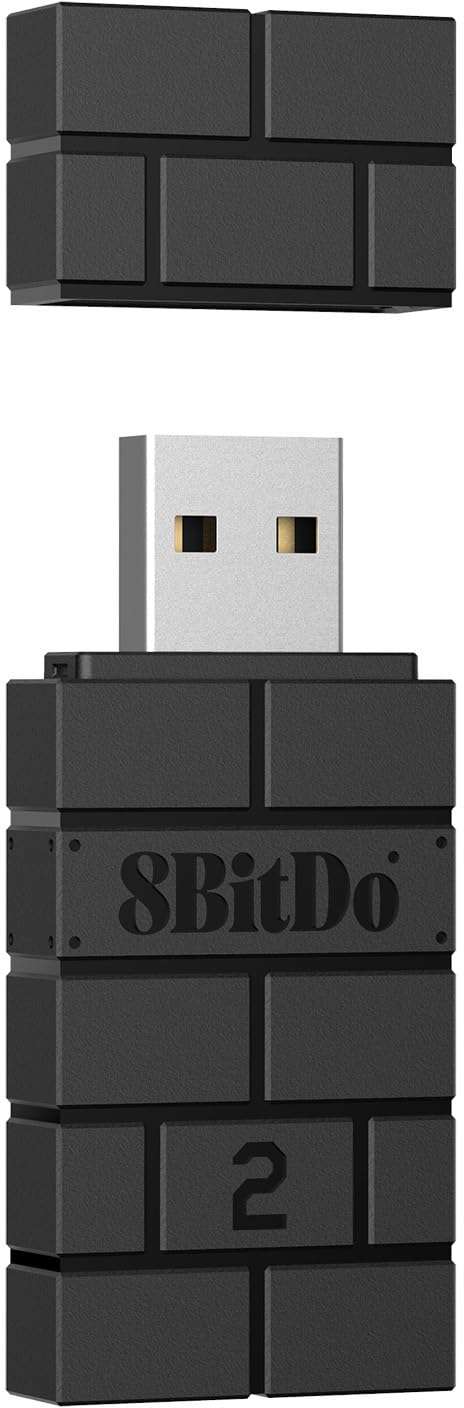 8BitDo USB Wireless Adapter 2 (Black Edition) 1
