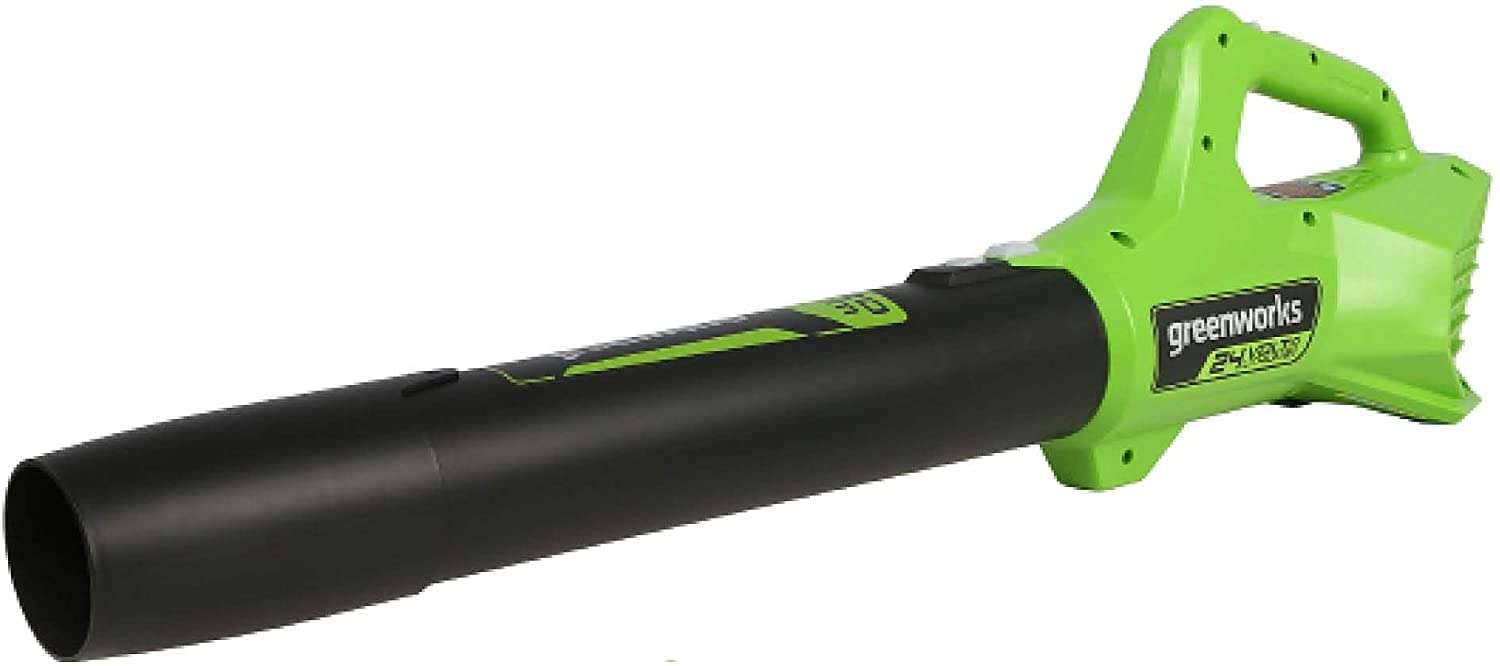 Greenworks 24V (90 MPH / 320 CFM / 125+ Compatible Tools) Cordless Axial Leaf Blower, Tool Only 1