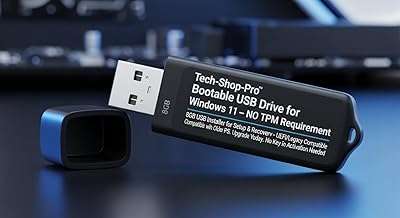 Techshoppro Compatible in Box Micro Win 11 PRO (Ingles) FPP 64-BIT ENG INTL USB Flash Drive 1