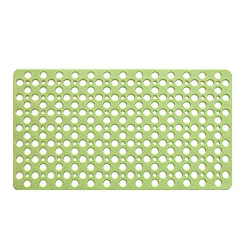 MHT Non-Slip Bathroom Shower Mat Suction Cup Bathtub Mat Kitchen Mat Green 2