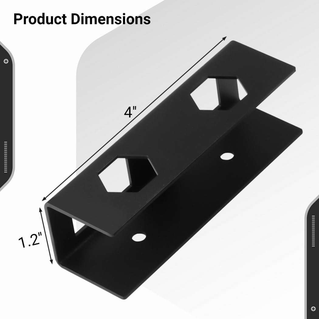 Metal Under Desk Laptop Storage Holder, Adjustable Laptop Shelf, Ideal for Office Organization, Supports Keyboards and Modems 6