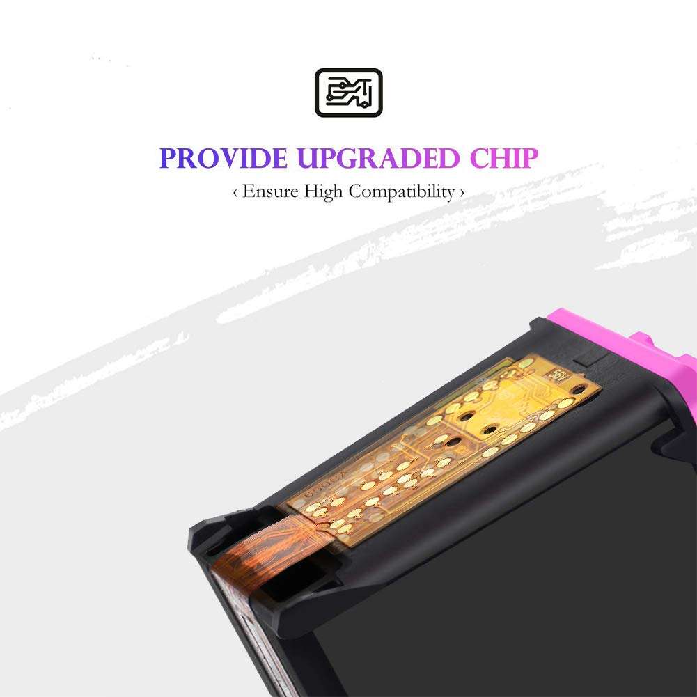 EVINKI Remanufactured 61XL Ink Cartridge Replacement for HP Ink 61 61XL Ink Cartridges for Hp Printers Envy 4500 5531 5530 Deskjet 1010 510 2540 Officejet 4635 4630 4632 Printer (2B1C) 5