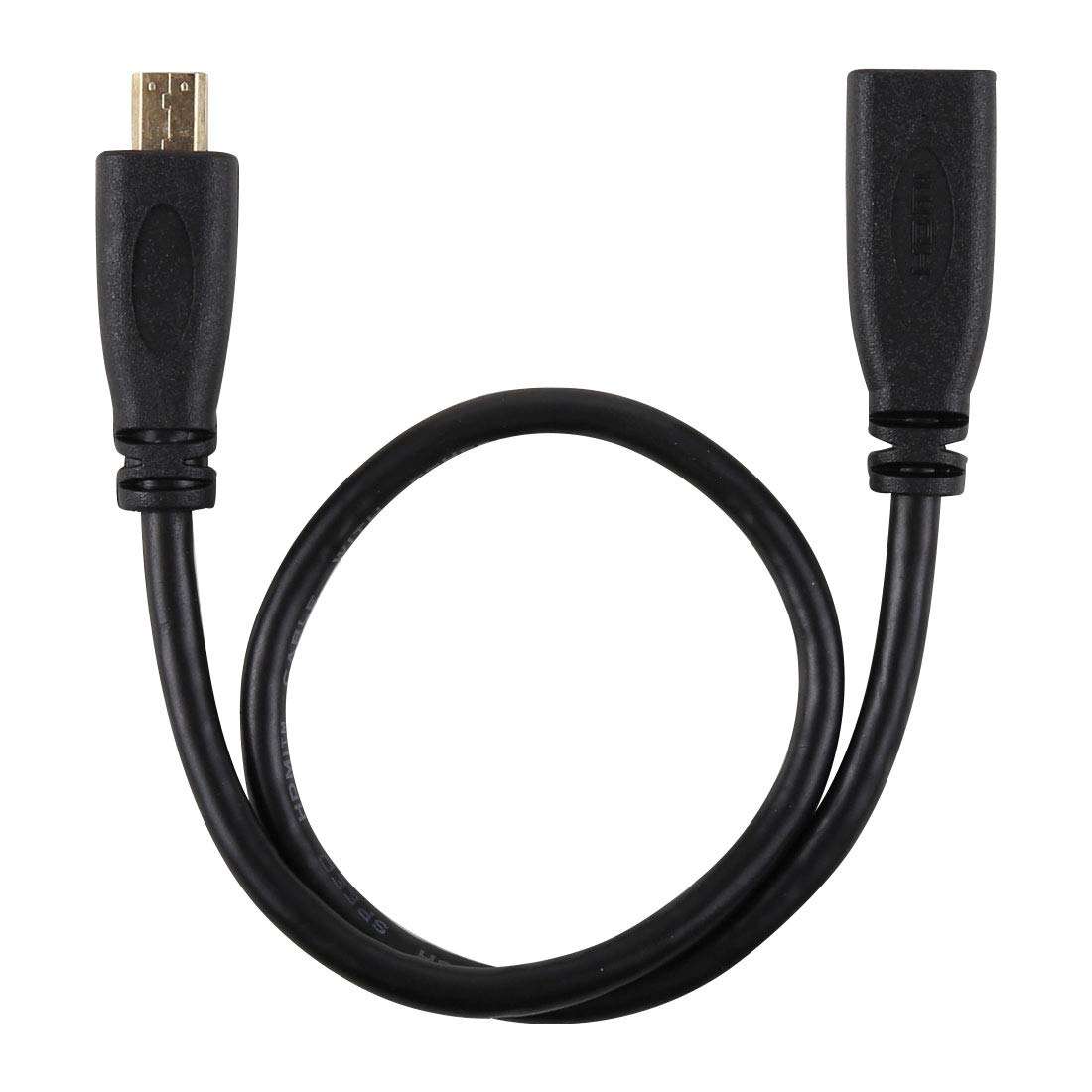 chenyang HDMI 1.4 Type D Micro HDMI Male to Micro HDMI Female HDMI Extension Cable 4K 60hz for Camera 4