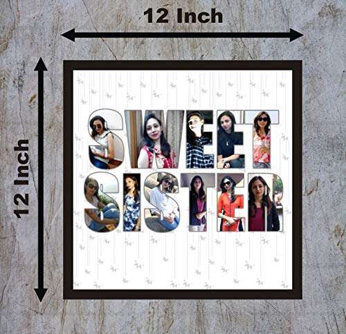 Express-O-Board Personalised Rakshabandhan Gift for Sister Photo Frame (12 In x 12 In) 2