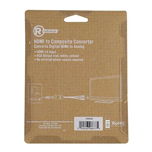 RadioShack HDMI-to-Composite Converter 3