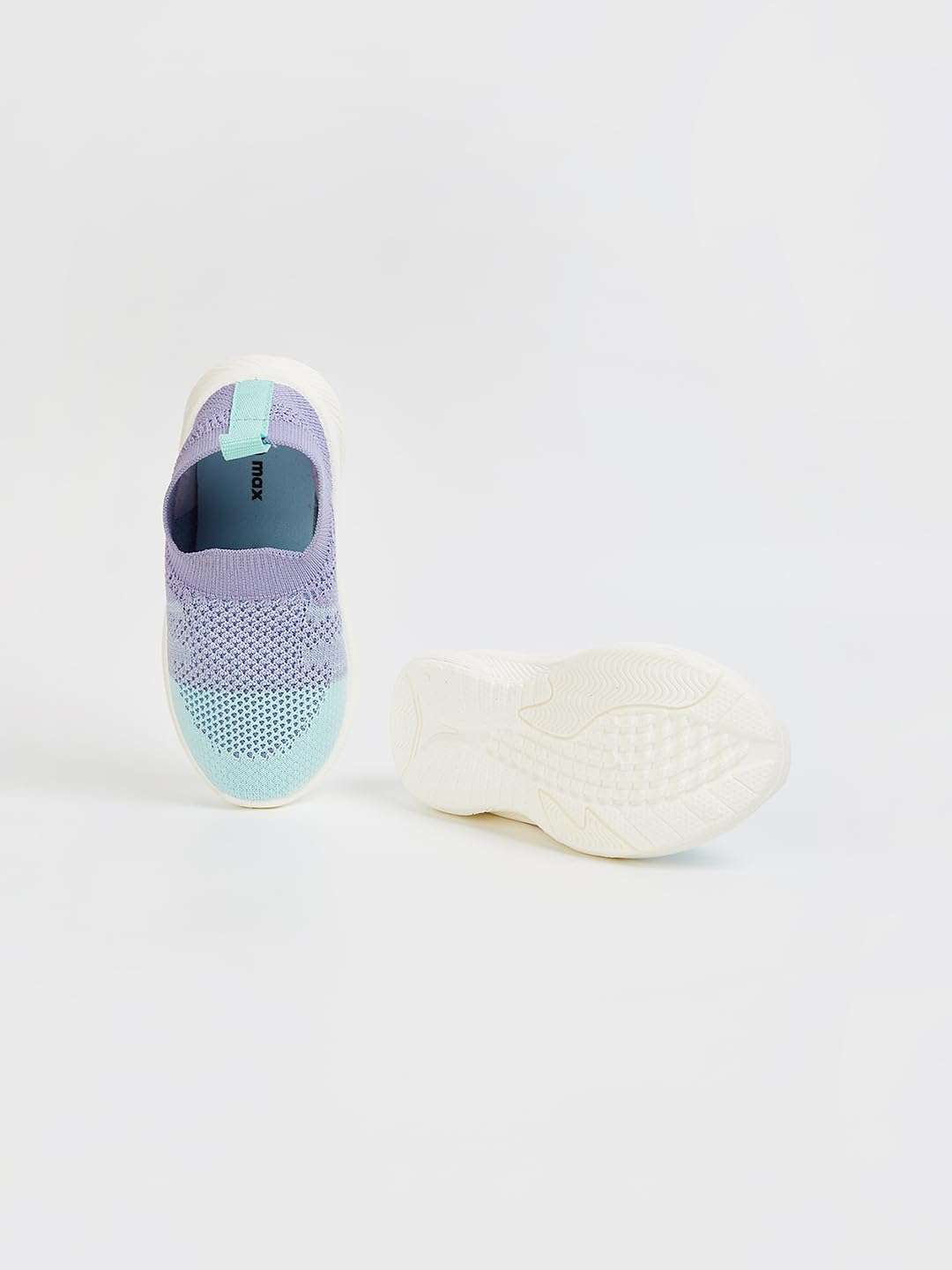 max Girls Colourblock Knit Sports Shoes (FW23KGSP2331BLUE)_28 6