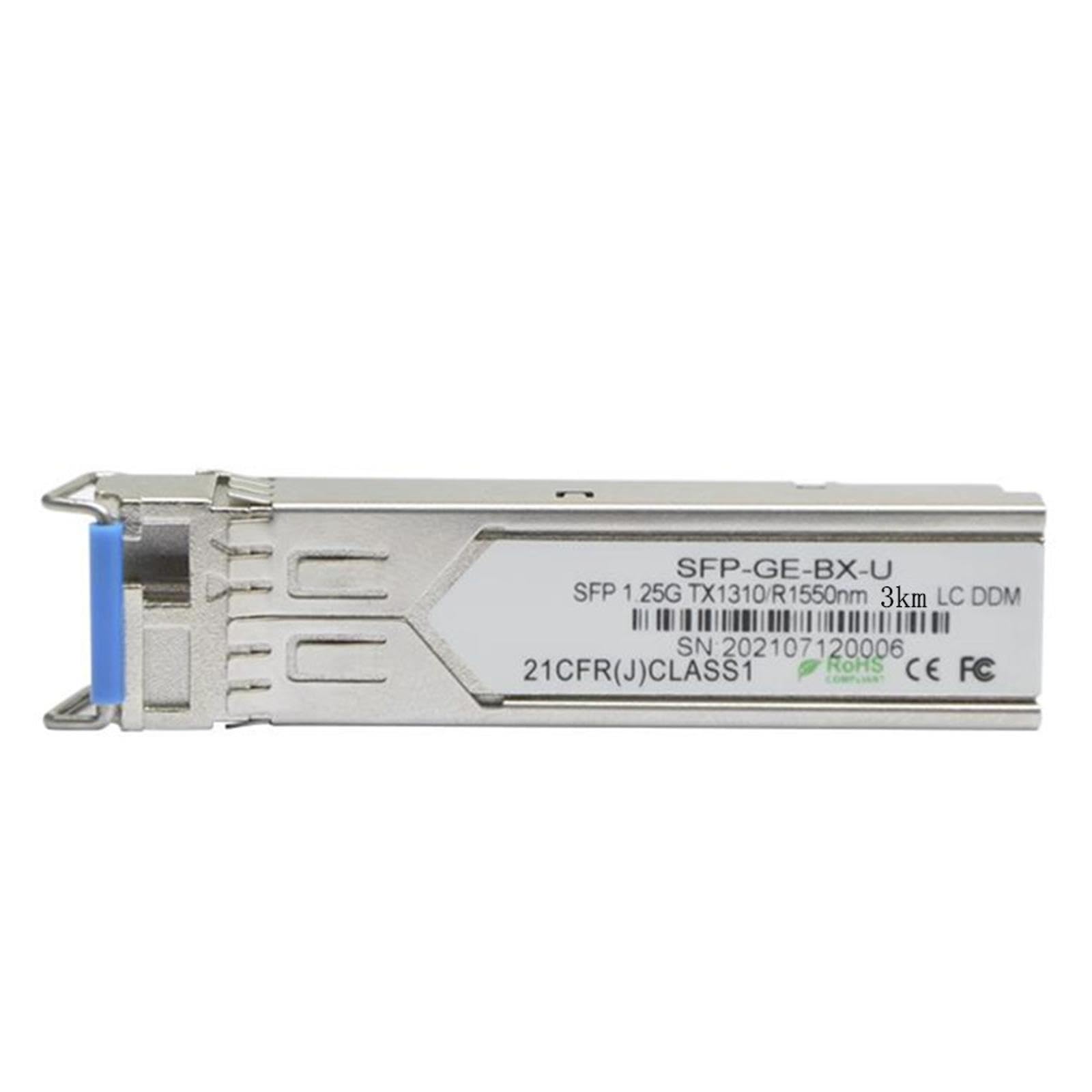 WANGBANG 2X 3KM Single-Mode Fiber SMF LC Simplex Connector SFP Transceiver Module 4