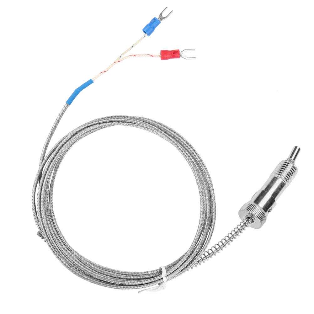Bayonet Compression Spring Type K Thermocouple Temperature Sensor Wire 0-400℃ (1 m) 3