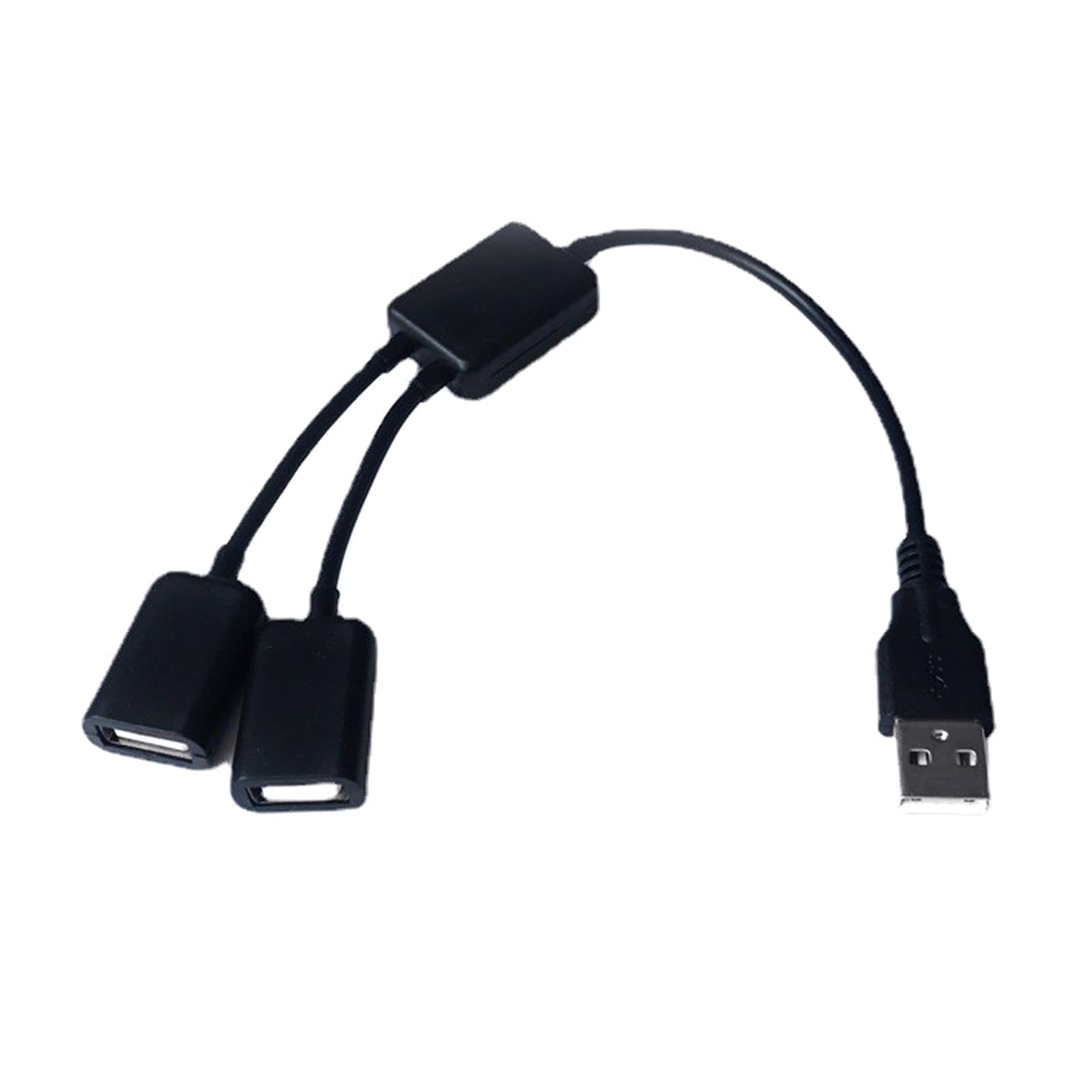 GMBYLBY USB Splitter Y Cable 1 Male to 2 Female USB Expander Hub Multi USB Port Extender Data Split Adapter for Laptop