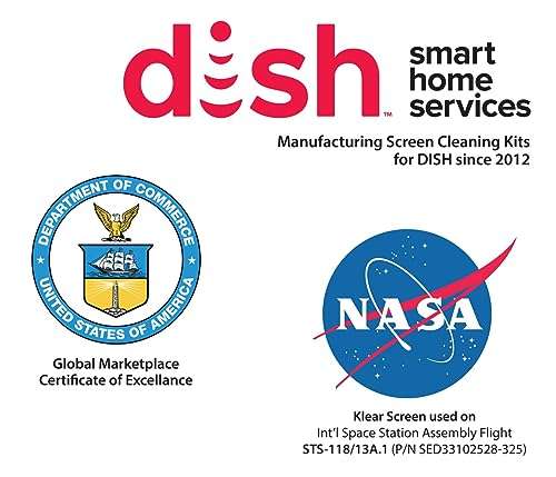 iKlear Premium Screen Cleaner Kit - Made in USA 2 oz Spray Bottle, Large Microfiber "Chamois" Cloth, 2 Travel Size DMT Microfiber Cloths Streak-Free Cleaning for Screens, Laptops, Tablets, TVs, 6