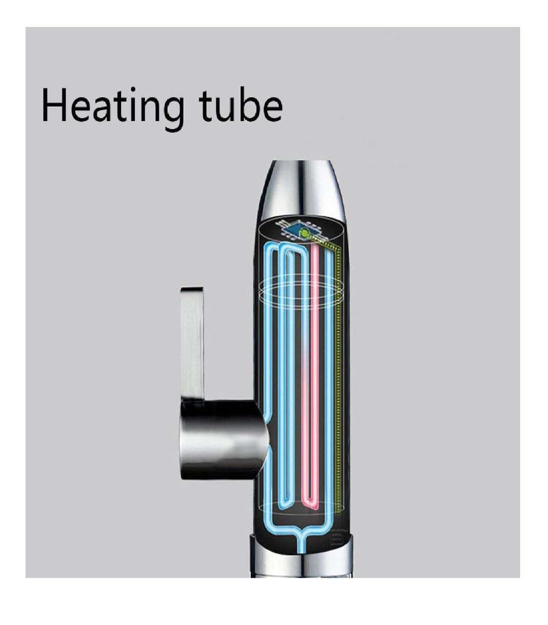 ZSIGNS Instant Electric Water Heater Faucet Tap Hot Tap Home-Kitchen Water Heating Instantaneous Water Heater Tank less for Tap,LED Electric Head Water Heaters For Home Kitchen 6