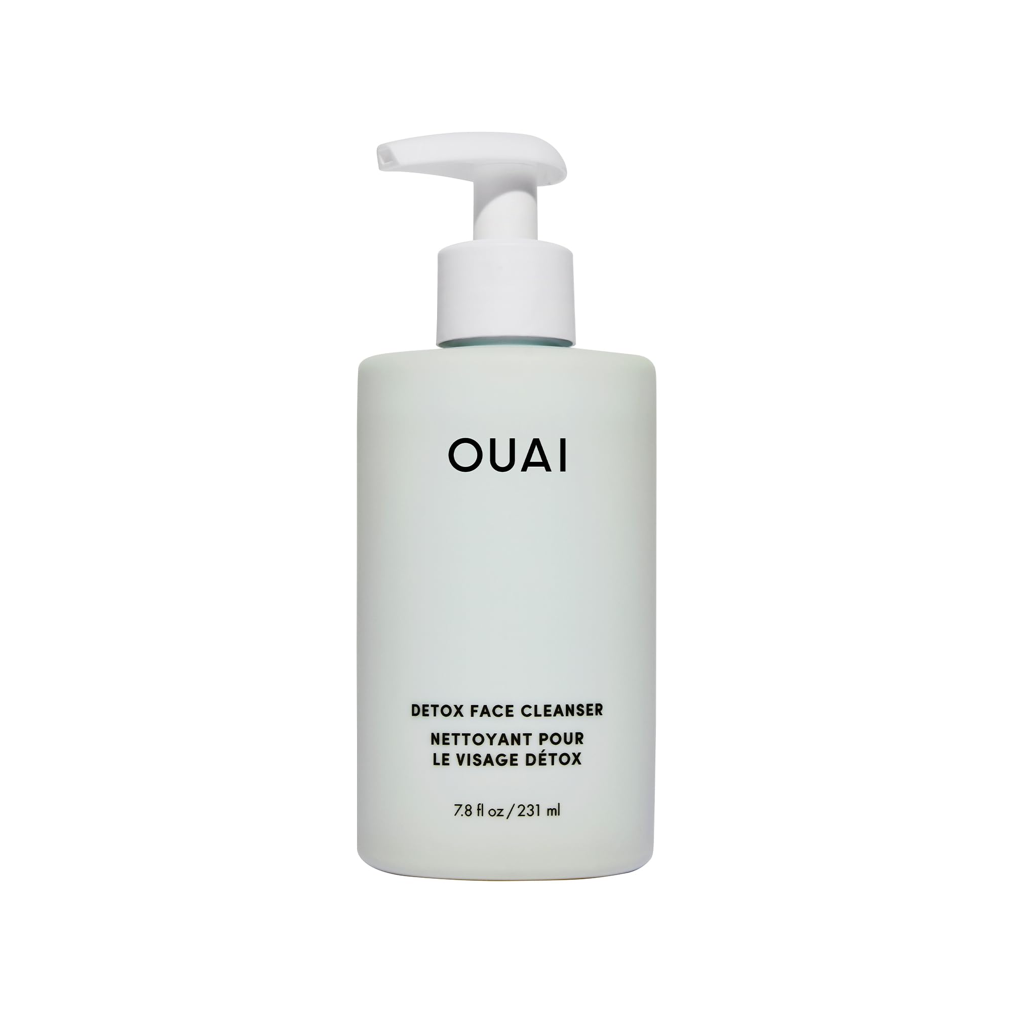 OUAI Detox Facial Cleanser - Deep Cleansing Face Wash with Glycolic Acid, Niacinamide & PHA - Removes Sweat, Dirt & Oil Without Drying - Gentle Face Cleanser for Post-Workout (7.8 Fl Oz) 1