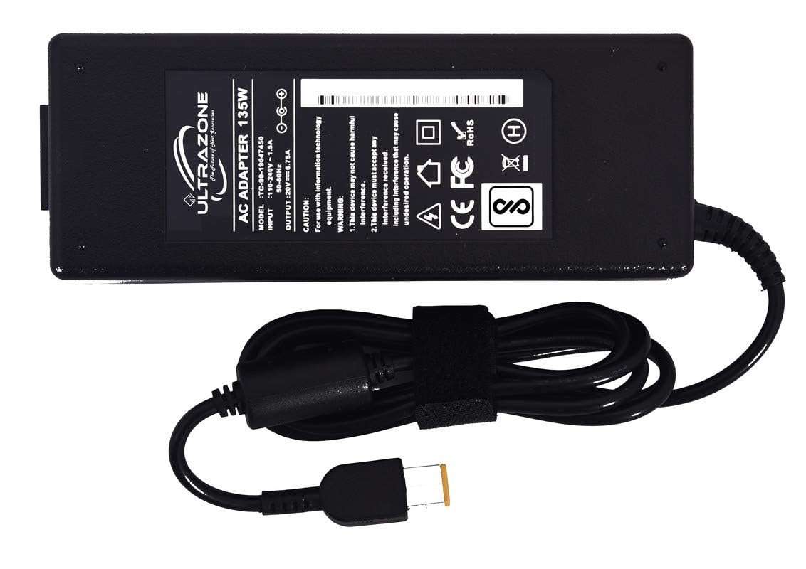 ULTRAZONE Laptop Adapter/Charger Compatible for Lenovo Legion Y540-15IRH, Y7000, Y545-PG0, 5, 5P, 5Pro, IdeaPad Gaming 3, S7, Yoga Pro 9, IdeaPad Pro 5, 170W, Pin-USB 1