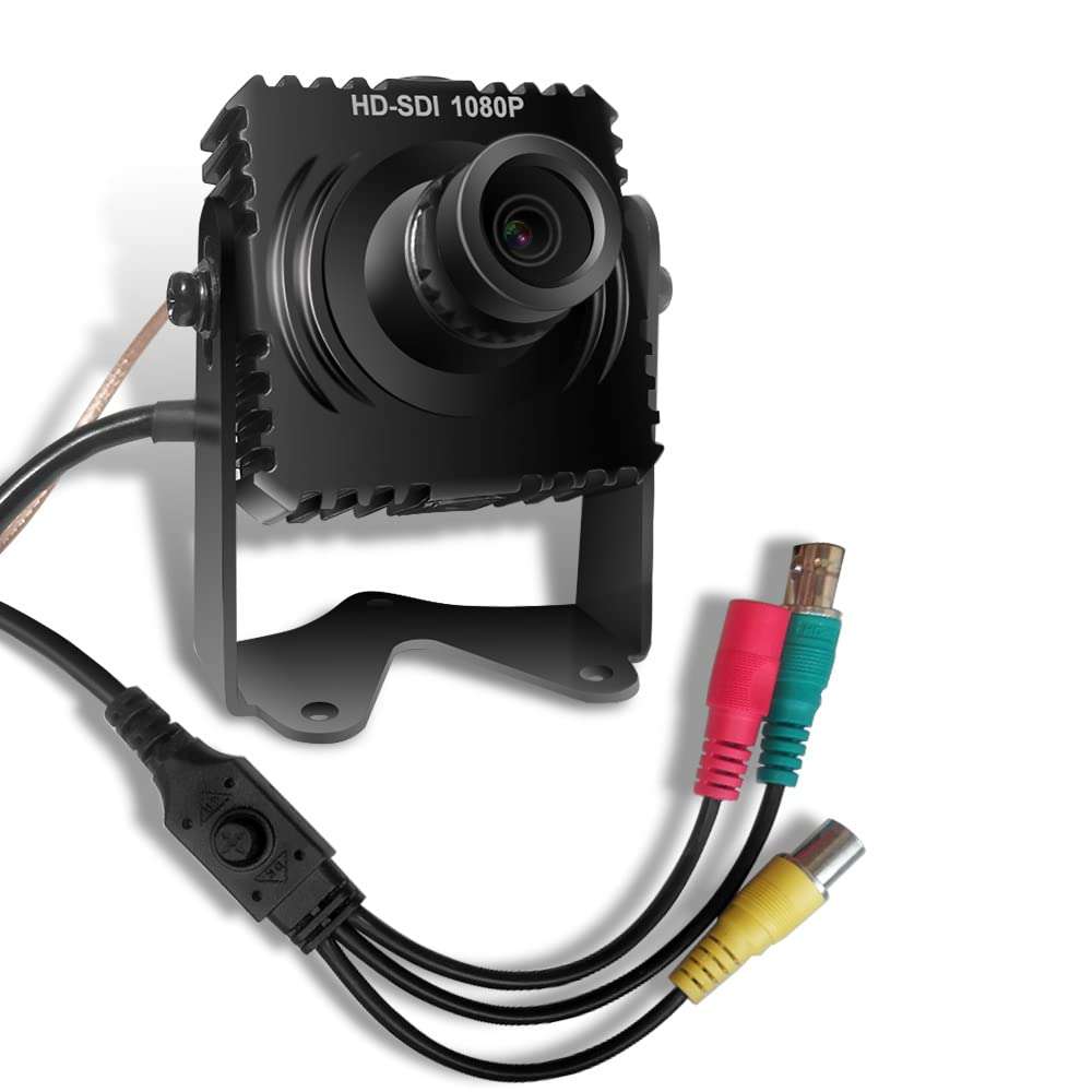 CHISHUNG 2.1MP 1080P HD Mini SDI Day Night Security Camera, DNR, Defog, HLC, 6 Privacy Zones, Motion Detection, Low Light Camera 1