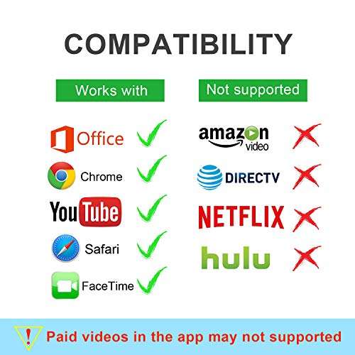 Yasolote 3 in 1 Phone to HDMI Cable, HDMI Adapter Cord Compatible with TV/Projector/Monitor, 1080P Av Convertor for iPhone, iPad Air, Mini, Pro, iPod Touch, Plug and Play 5