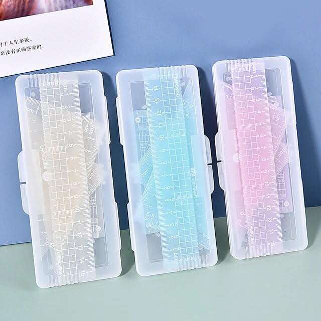 Tech-Lobby Combo Of 3 || Roller Highlighter Pen || Jelly Ruler Set || Rabbit Erazer For Kids And Return Gifts. 5