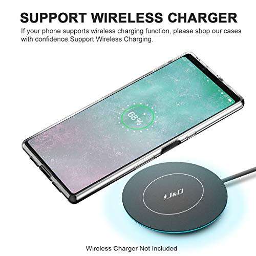 J&D Case Compatible for Galaxy A30 / Galaxy A20 Case, Ultra Slim Lightweight Clear Shock Resistant Protective Rubber Silicone Bumper Case for Samsung Galaxy A30, Samsung Galaxy A20 Case 2