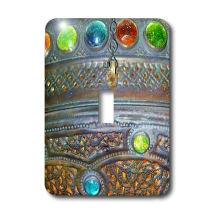 3dRose lsp_14514_1 Jewel Set Light Switch Cover 2
