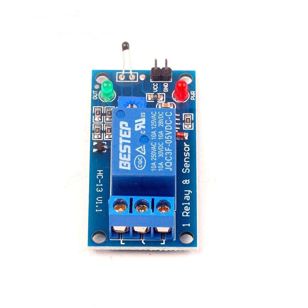 5V Thermal Sensor Module 1 Channel Relay Module Combo Module Thermistor Temperature Sensor Module 2