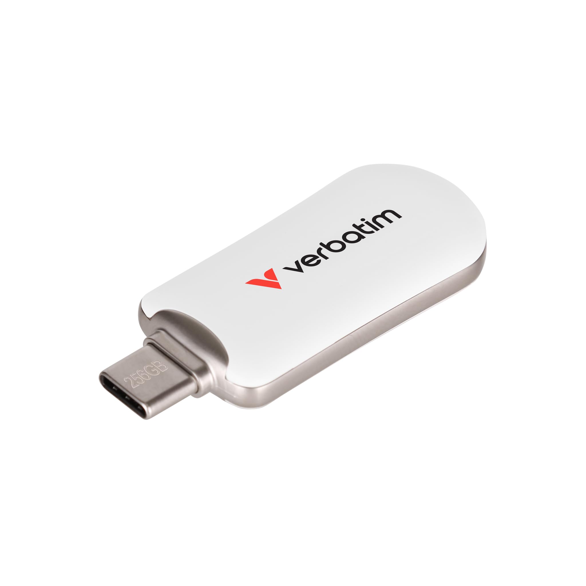 Verbatim Plectra USB-C Flash Drive 256GB White 1