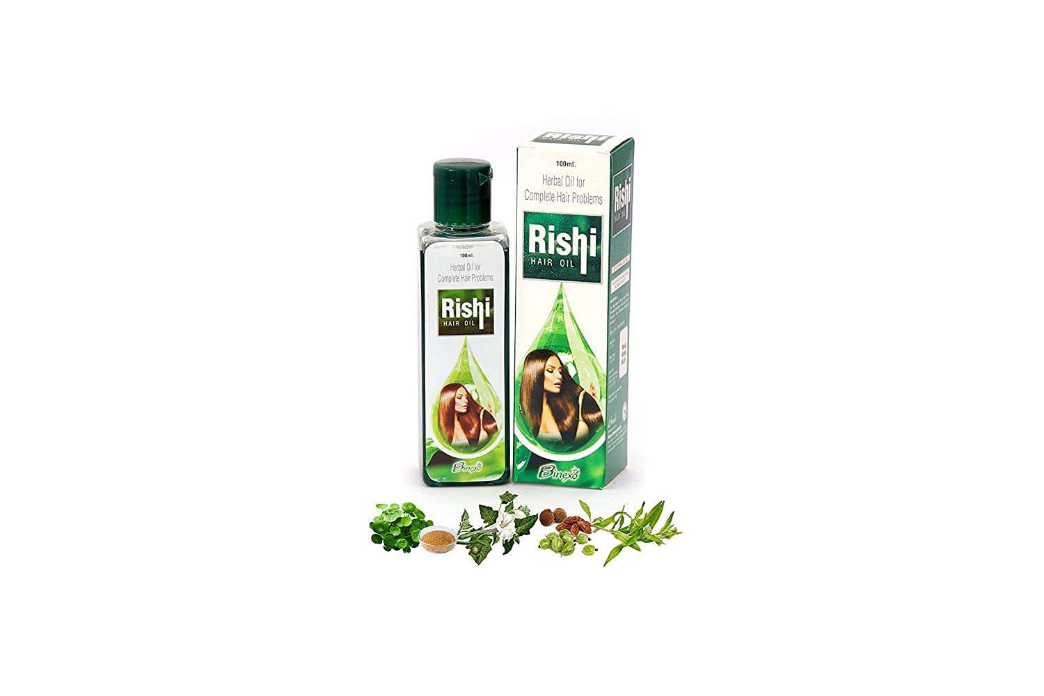 NID AYURVEDA Rishi Hair Oil 100ML 1