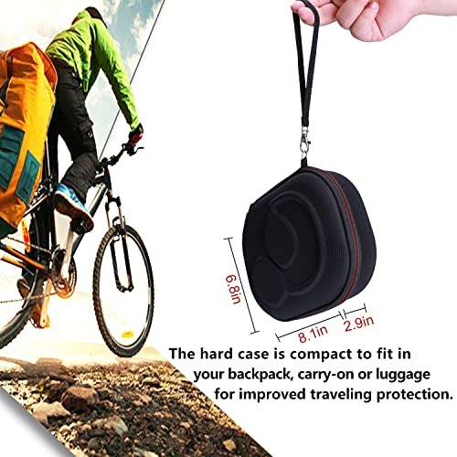 LTGEM EVA Hard Case for JBL Live 770NC/660NC/650BT/460NC/670NC/400BT/500BT and JBL Tune 770NC/710BT/720BT/760NC/700BT/750BT/510BT/660NC/520BT/500/E45BT Bluetooth Wireless Headphone(Black+Grey) 3