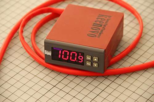 KEENOVO All-Purpose Digital Temperature Controller Box Fahrenheit & Centigrade Thermostat 30A 110V w/Control Range of -30C~300C 2